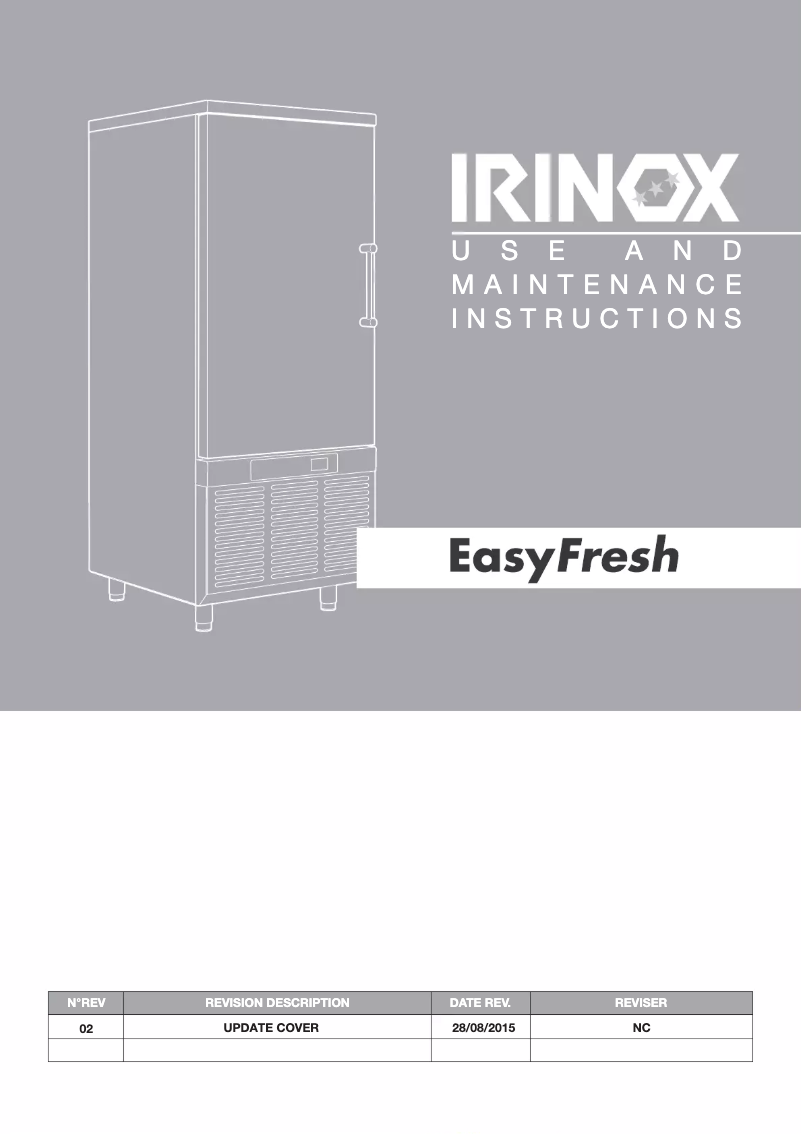 Page n°1 - Manuel utilisateur Irinox EasyFresh NEXT ML