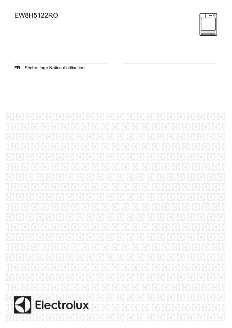 Page 1 de la notice Manuel utilisateur Electrolux EW8H5122RO