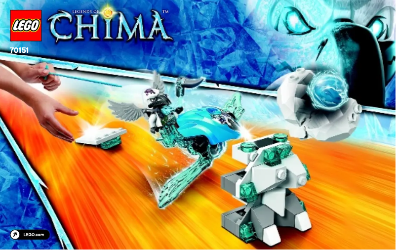 Página 1 del manual Manual de usuario Lego Chima 70151