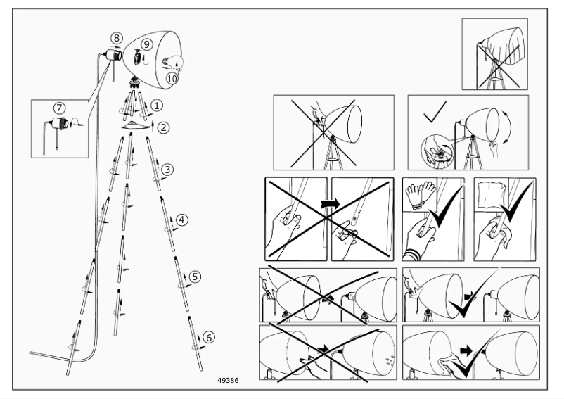 Page 1 de la notice Manuel utilisateur Eglo Vintage Chester
