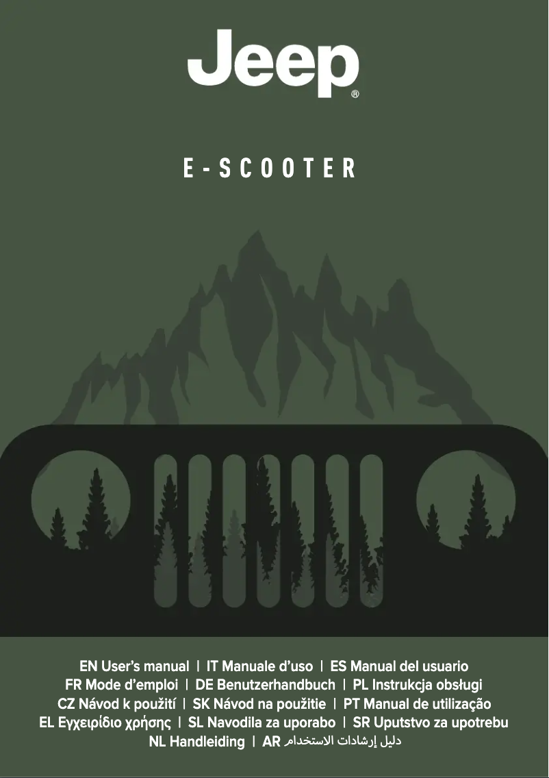 Page 1 de la notice Manuel utilisateur Jeep 2XE Adventurer