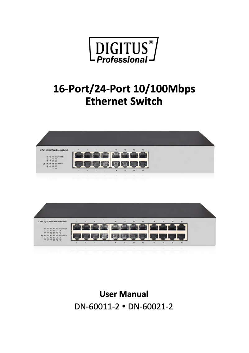 Page n°1 - Mode d'emploi Digitus DN-60021-2