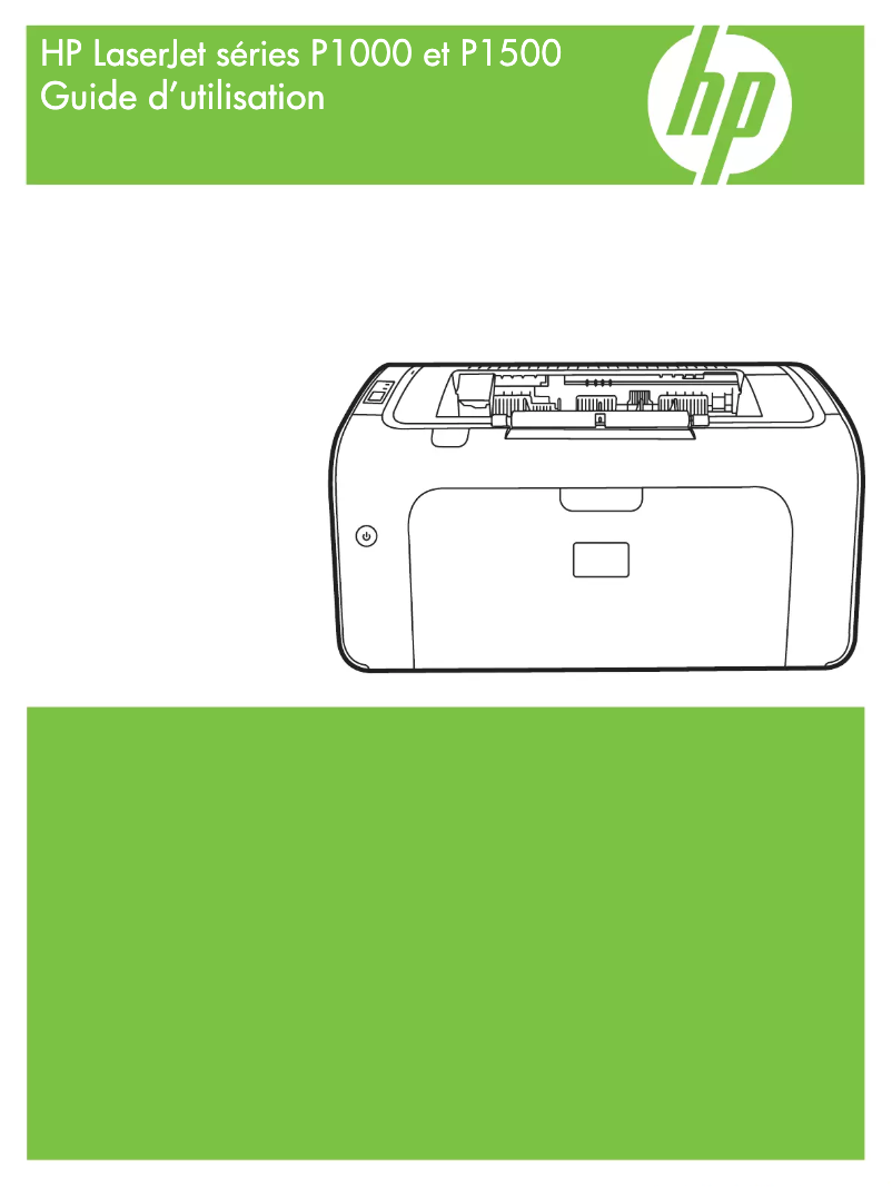 Page n°1 - Manuel utilisateur HP LaserJet P1005