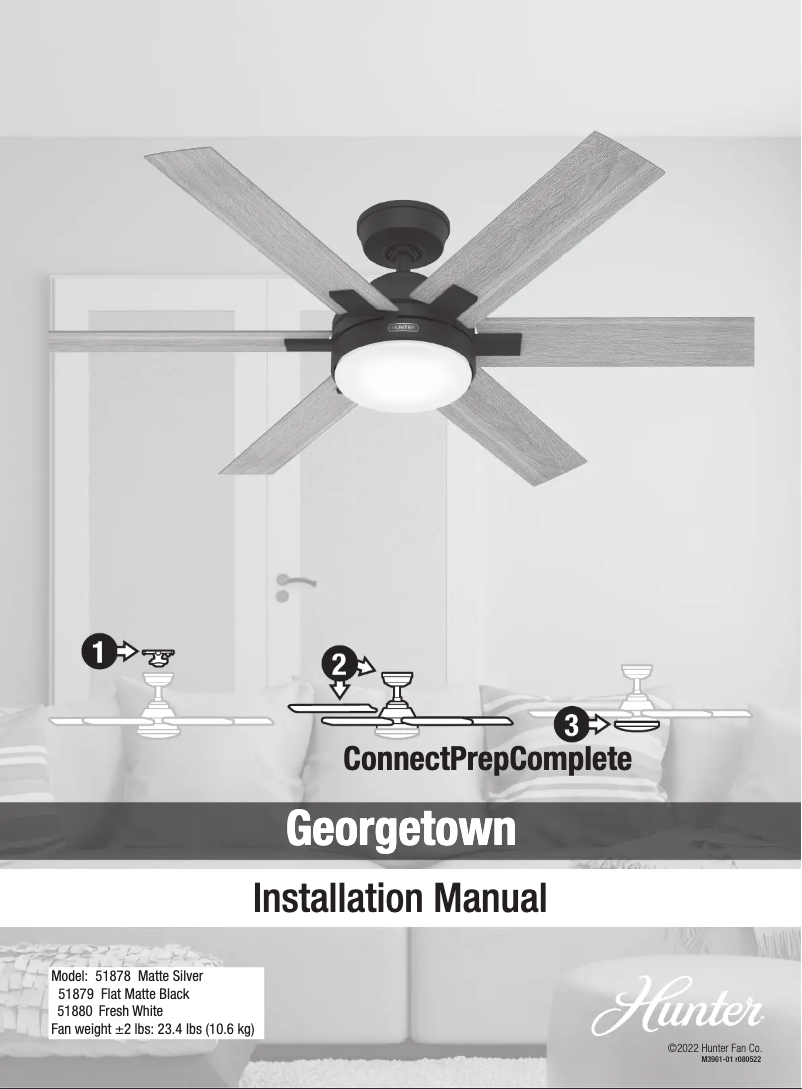 Image de la première page du manuel de l'appareil Georgetown