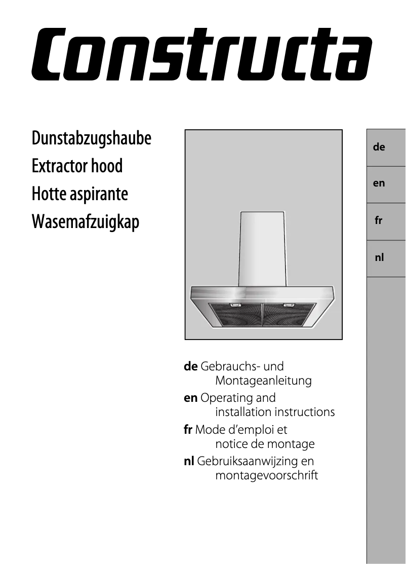 Image de la première page du manuel de l'appareil CD939550