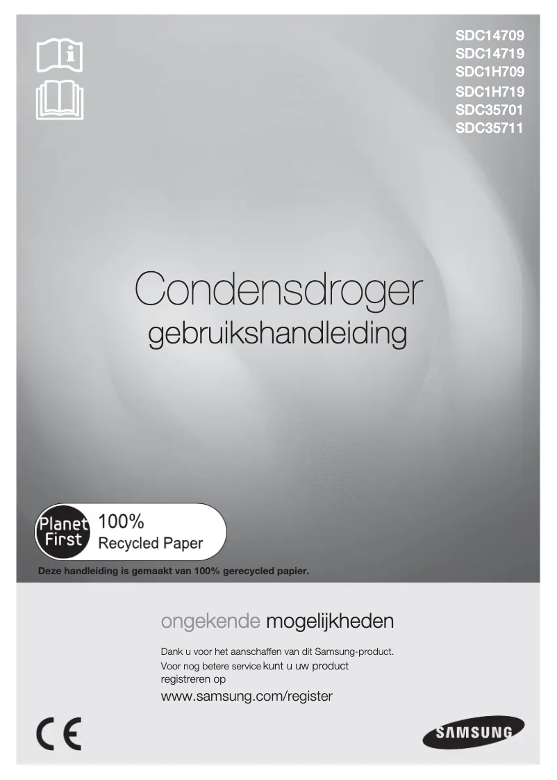 Page 1 de la notice Manuel utilisateur Samsung SDC35711