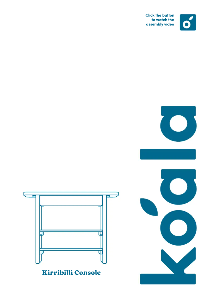 Page n°1 - Manuel utilisateur Koala Kirribilli Console