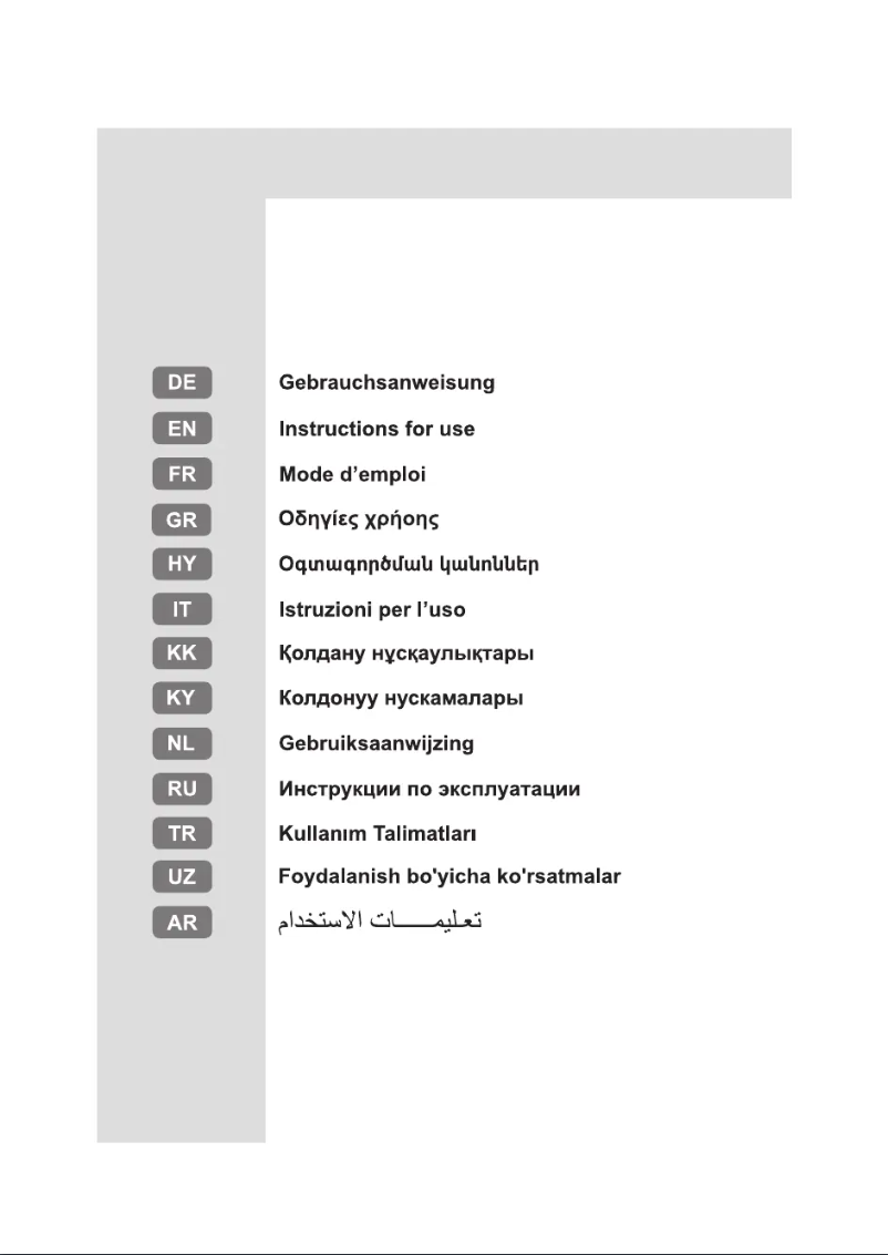 Page n°1 - Mode d'emploi Hotpoint HA84TE 72 XO3 2