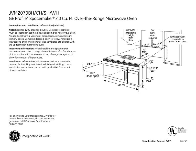 Image de la première page du manuel de l'appareil JVM2070SH