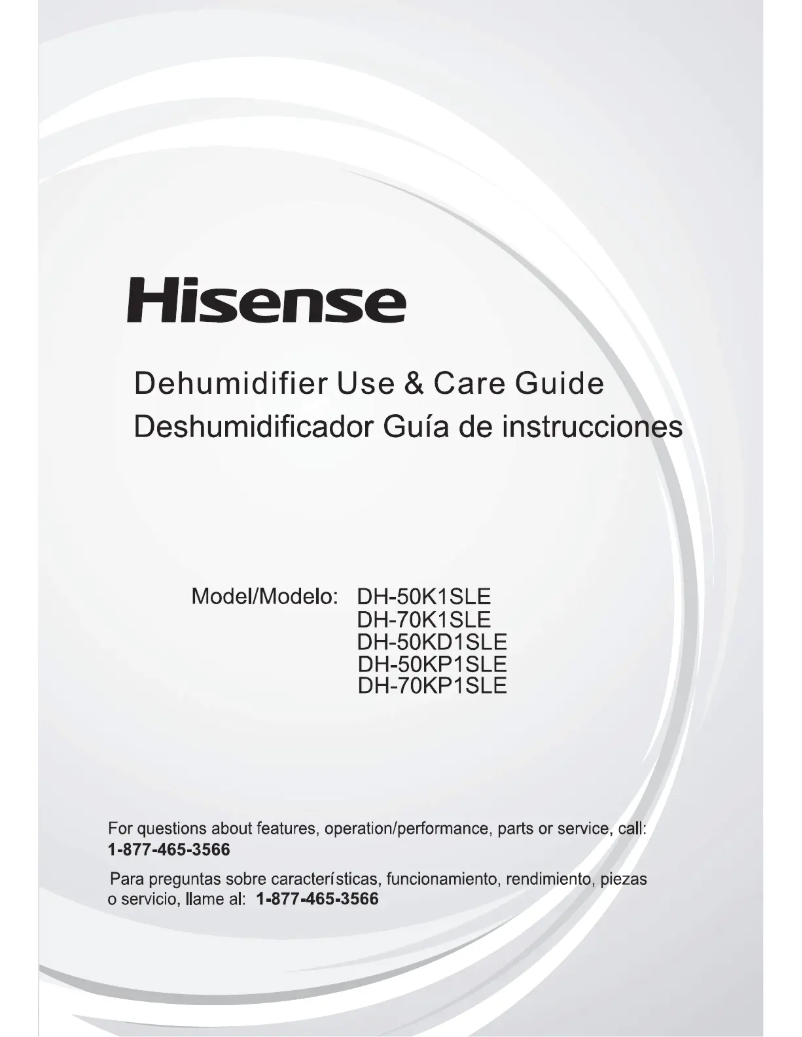 Page n°1 - Manuel utilisateur Hisense DH-50KD1