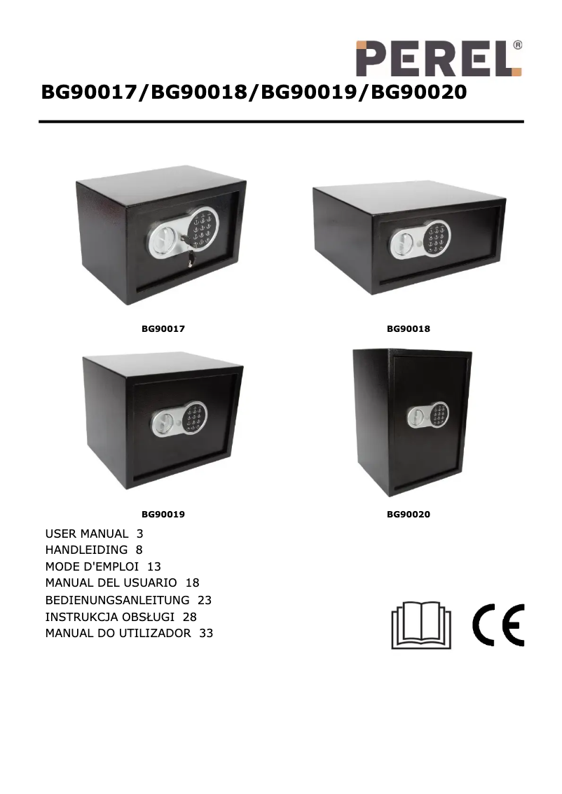 Image de la première page du manuel de l'appareil BG90017