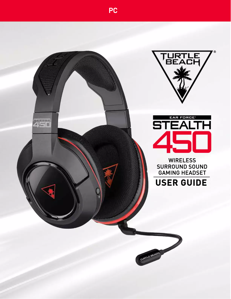 Page 1 de la notice Manuel utilisateur Turtle Beach Ear Force Stealth 450 DTS