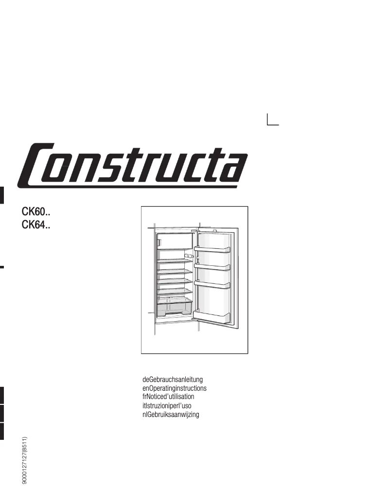 Page n°1 - Manuel utilisateur Constructa CK64304