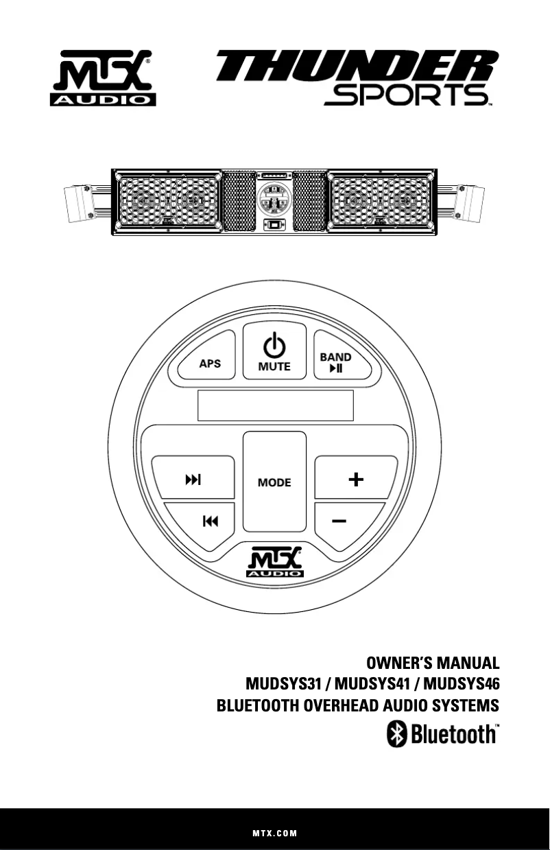 Image de la première page du manuel de l'appareil MUDSYS46