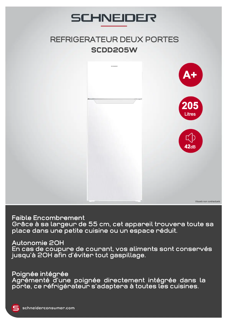 Image de la première page du manuel de l'appareil SCDD205