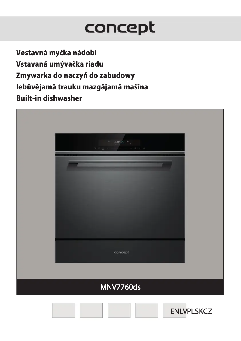 Page 1 de la notice Manuel utilisateur Concept MNV7760DS