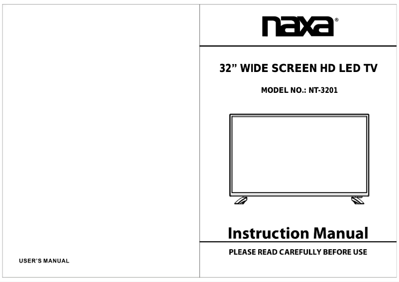 Page 1 de la notice Manuel utilisateur Naxa NT-3201