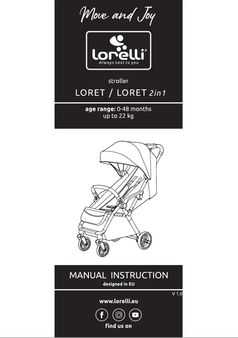 Page 1 de la notice Manuel utilisateur Lorelli Loret