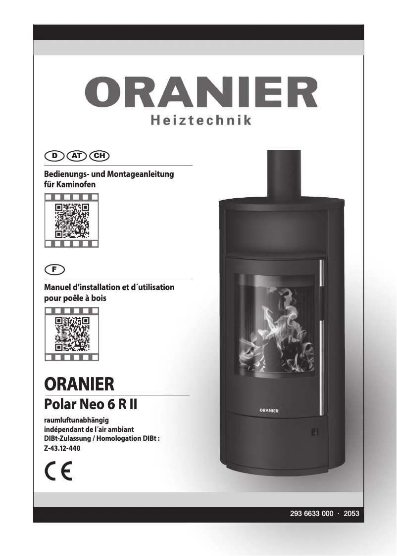 Page n°1 - Manuel utilisateur Oranier Polar Neo 6 R II
