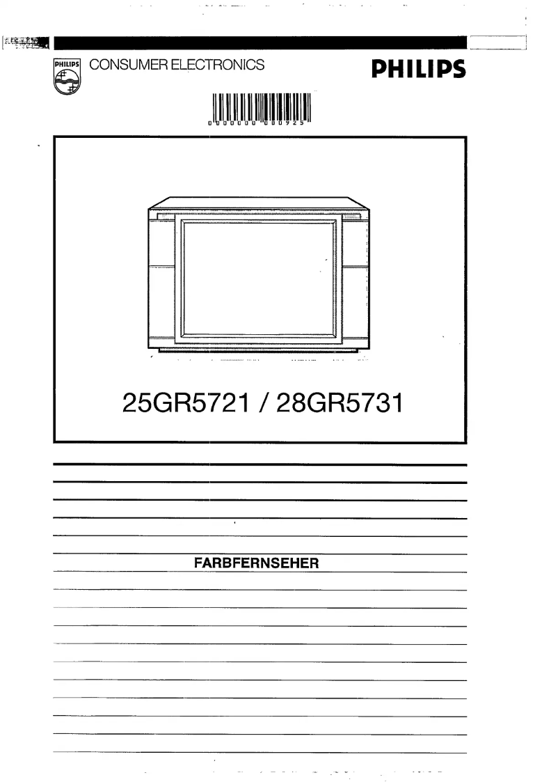 Page n°1 - Manuel utilisateur Philips 25GR5721