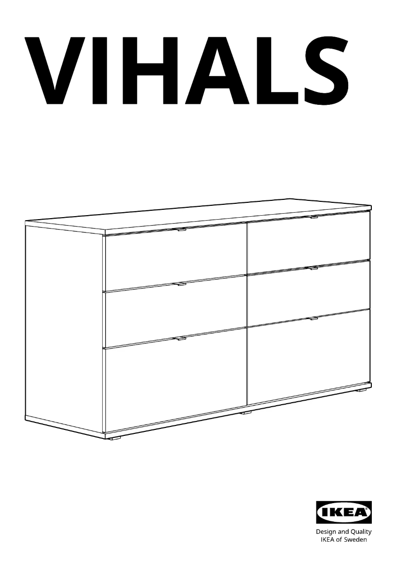Página 1 del manual Manual de usuario Ikea VIHALS 304.901.15