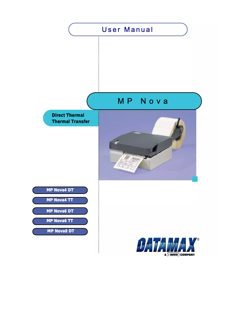 Image de la première page du manuel de l'appareil NOVA 4
