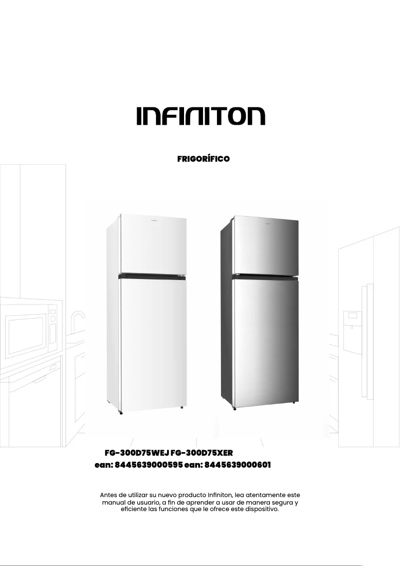 Page 1 of the manual User Manual Infiniton FG-300D75WEJ