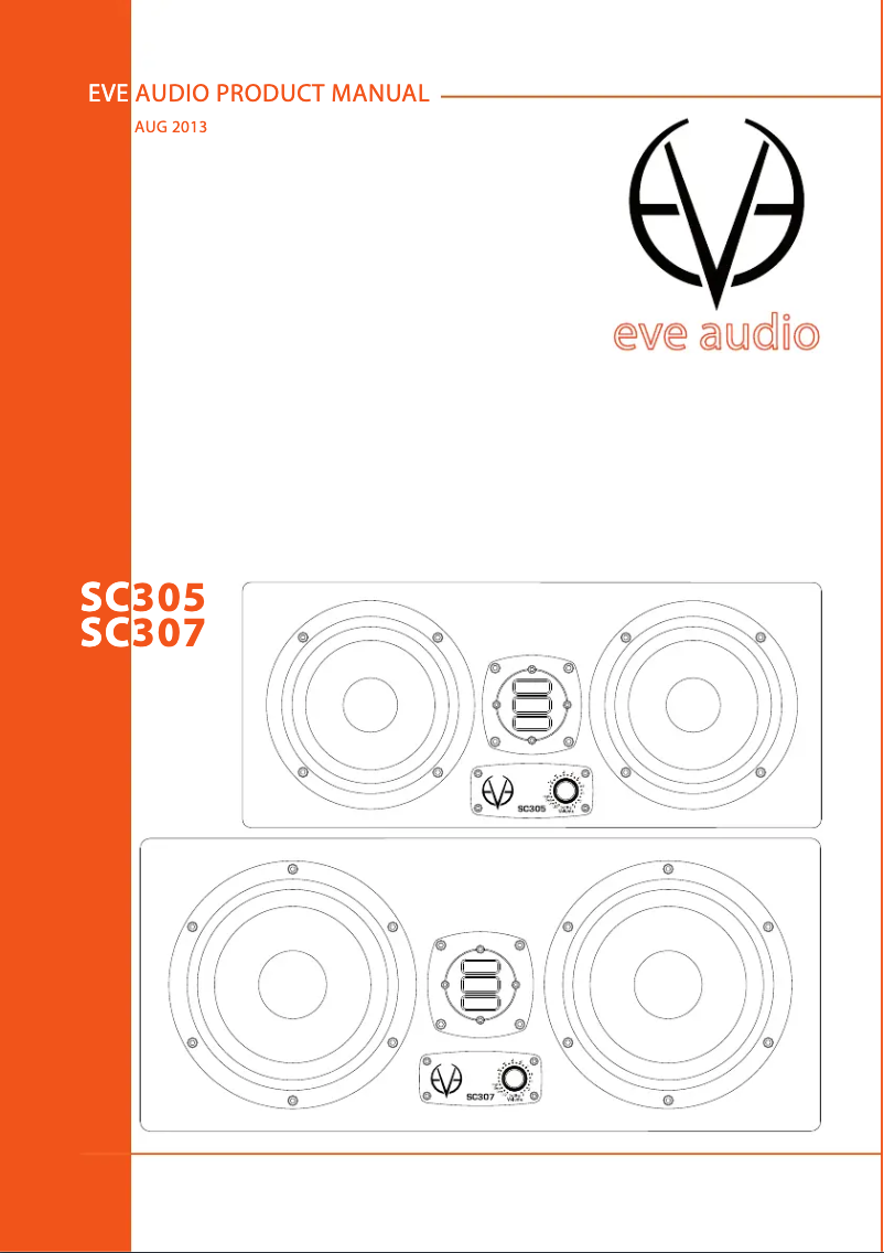 Page n°1 - Manuel utilisateur Eve Audio SC305