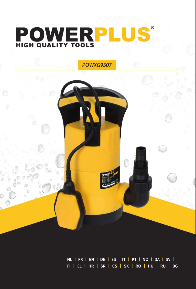 Page 1 de la notice Manuel utilisateur PowerPlus POWXG9507