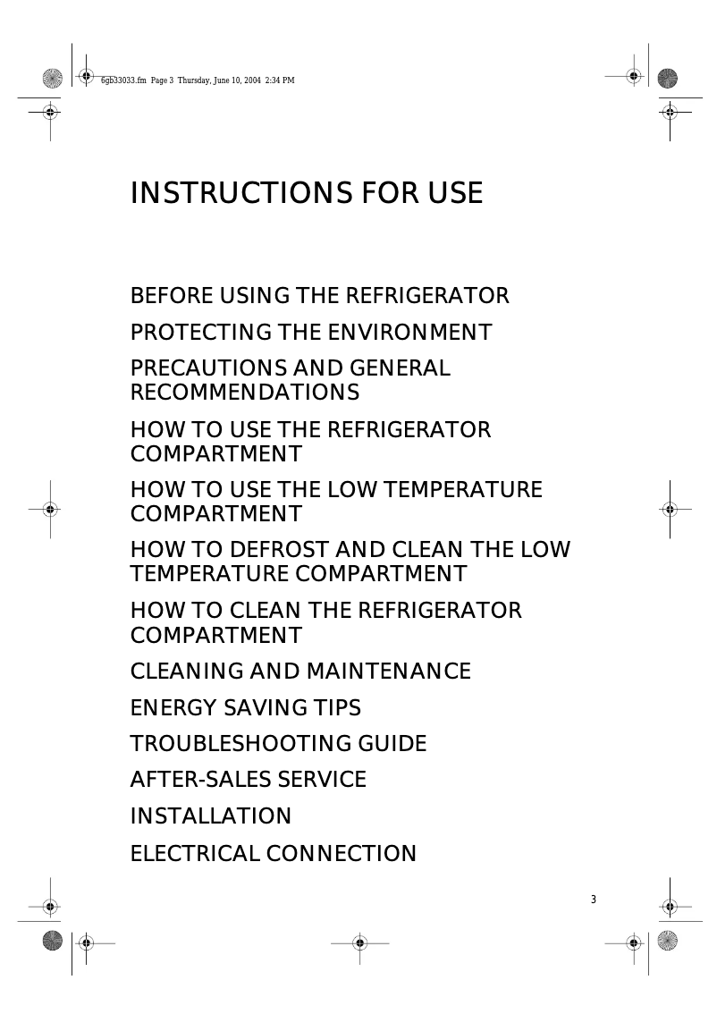 Page 1 de la notice Manuel utilisateur Prima LPR163