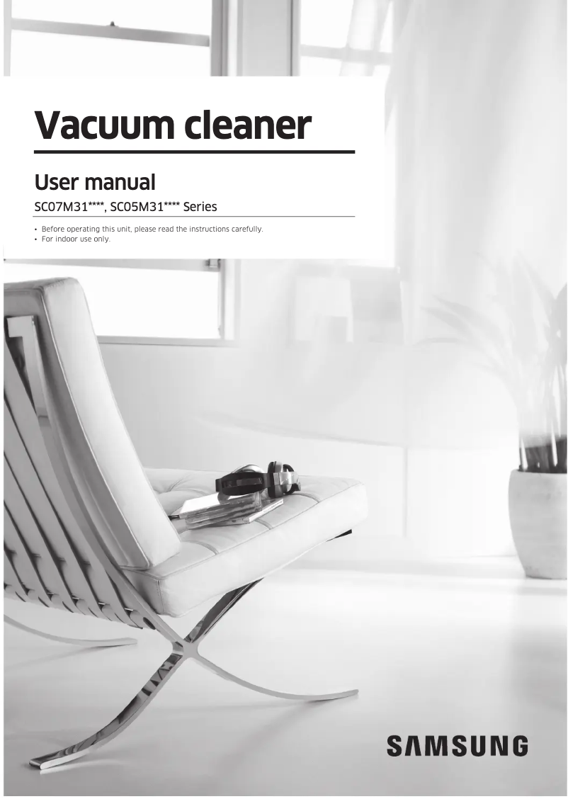 Page n°1 - Manuel utilisateur Samsung VC07M31E0HN