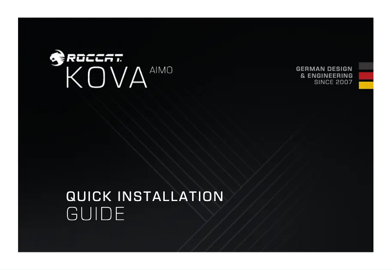 Página 1 del manual Manual de usuario Roccat Kova AIMO