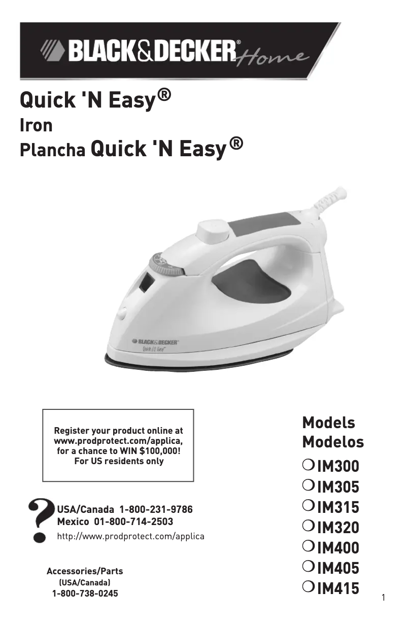 Image de la première page du manuel de l'appareil IM300