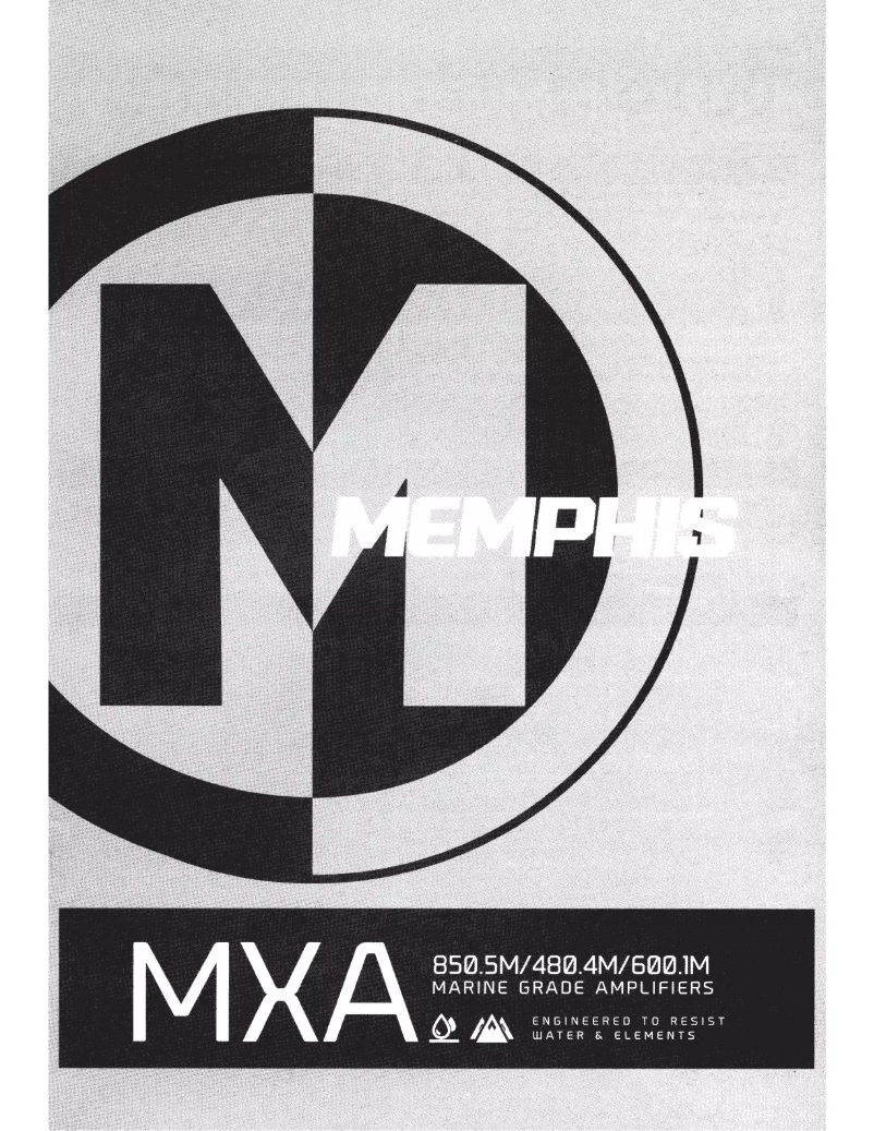 Page 1 de la notice Manuel utilisateur Memphis Audio MXA600.1M