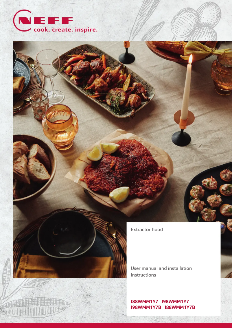 Page n°1 - Manuel utilisateur Neff I88WMM1Y7B