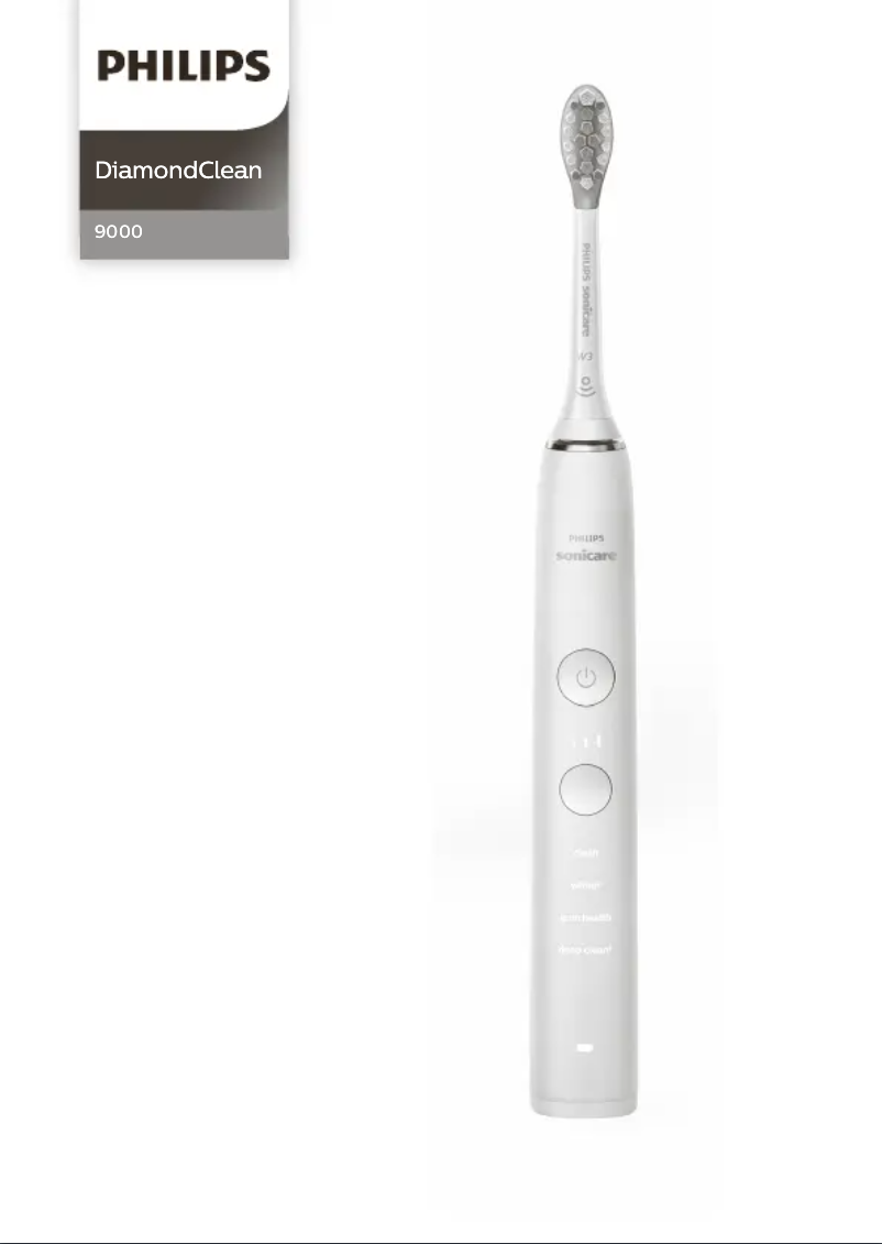 Page n°1 - Manuel utilisateur Philips Sonicare DiamondClean 9000 HX9912