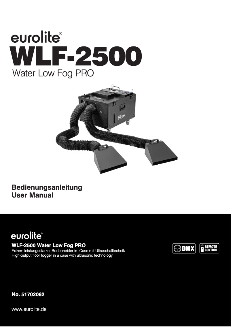 Image de la première page du manuel de l'appareil WLF-2500