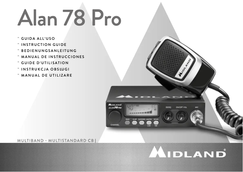Page n°1 - Manuel utilisateur Midland Alan 78 Pro