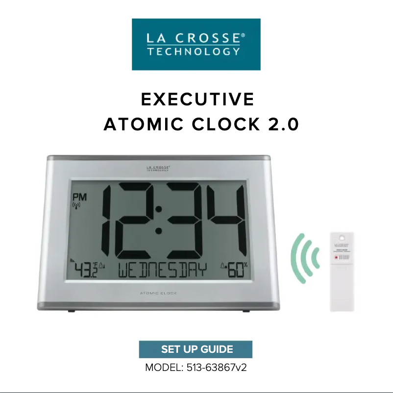 Page 1 de la notice Manuel utilisateur La Crosse Technology 513-63867