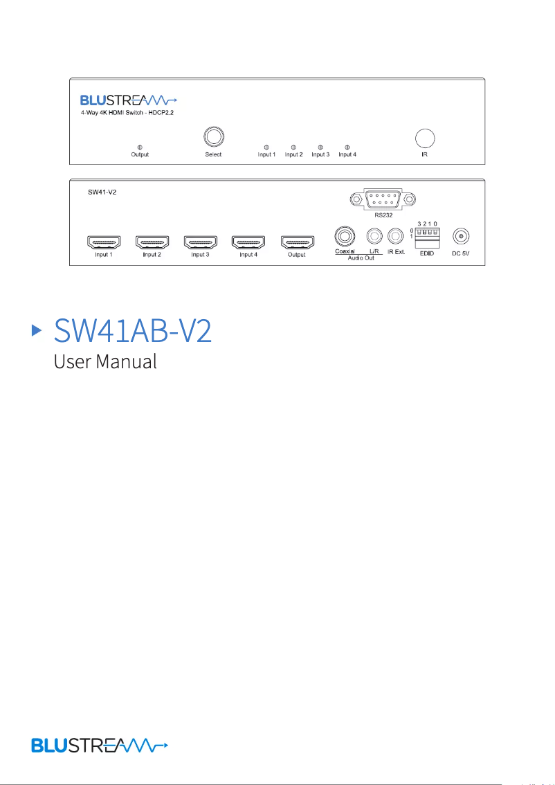 Image de la première page du manuel de l'appareil SW41AB-V2