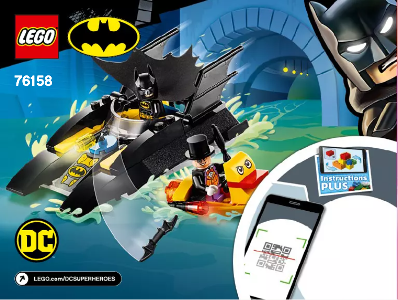 Page 1 de la notice Manuel utilisateur Lego DC Super Heroes 76158