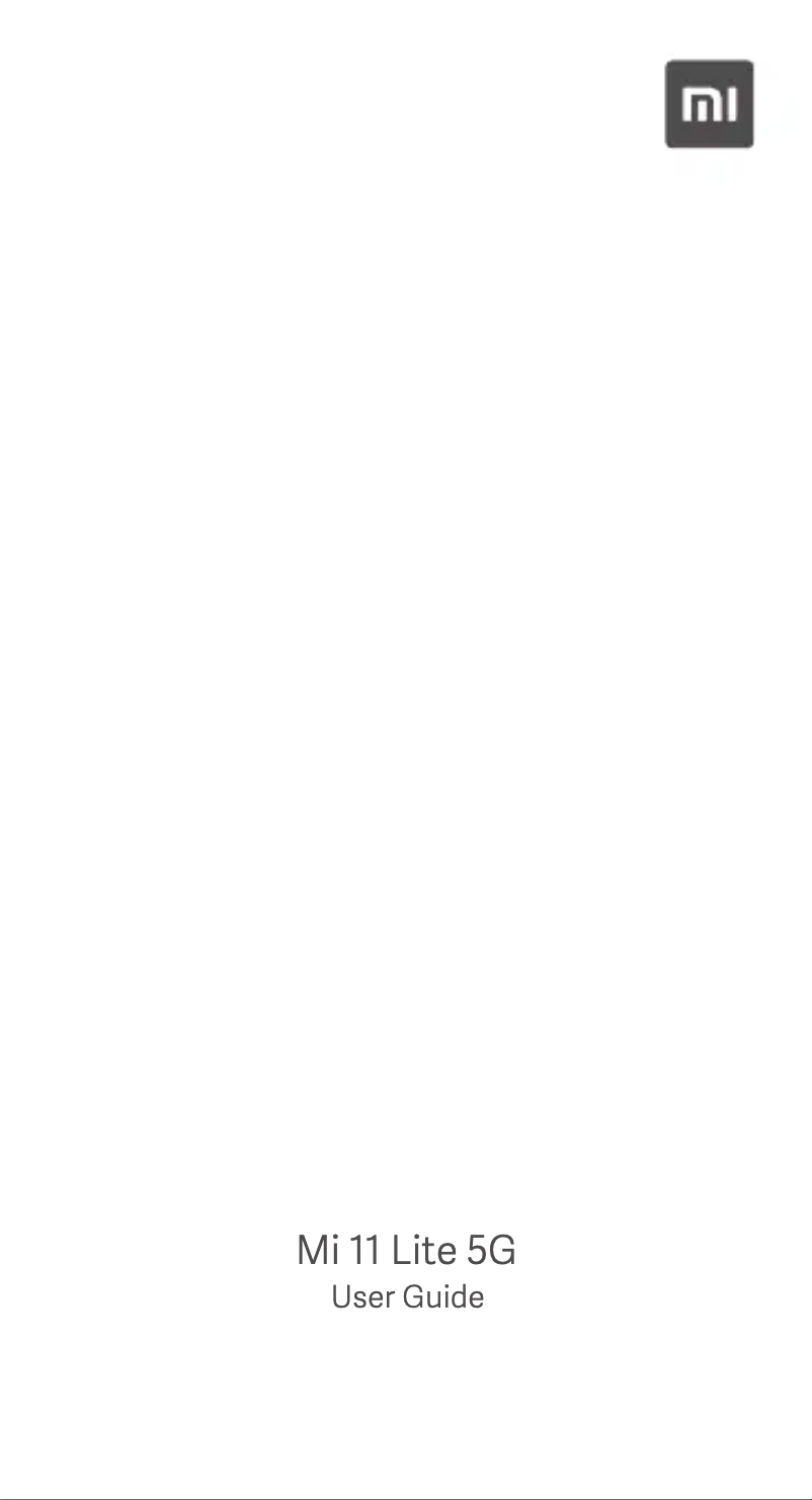 Page n°1 - Manuel utilisateur O2 Xiaomi 11 Lite 5G