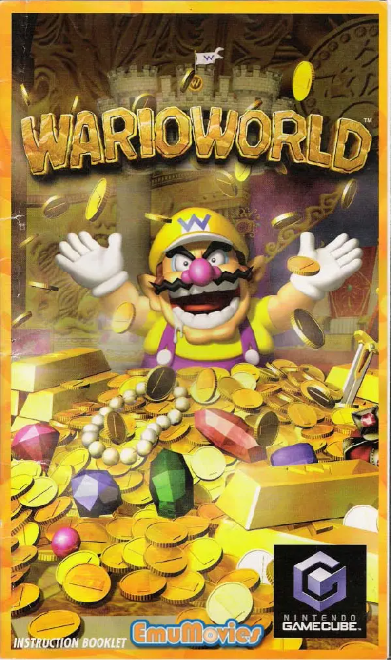 Página 1 del manual Manual de usuario Nintendo Wario World (GameCube)