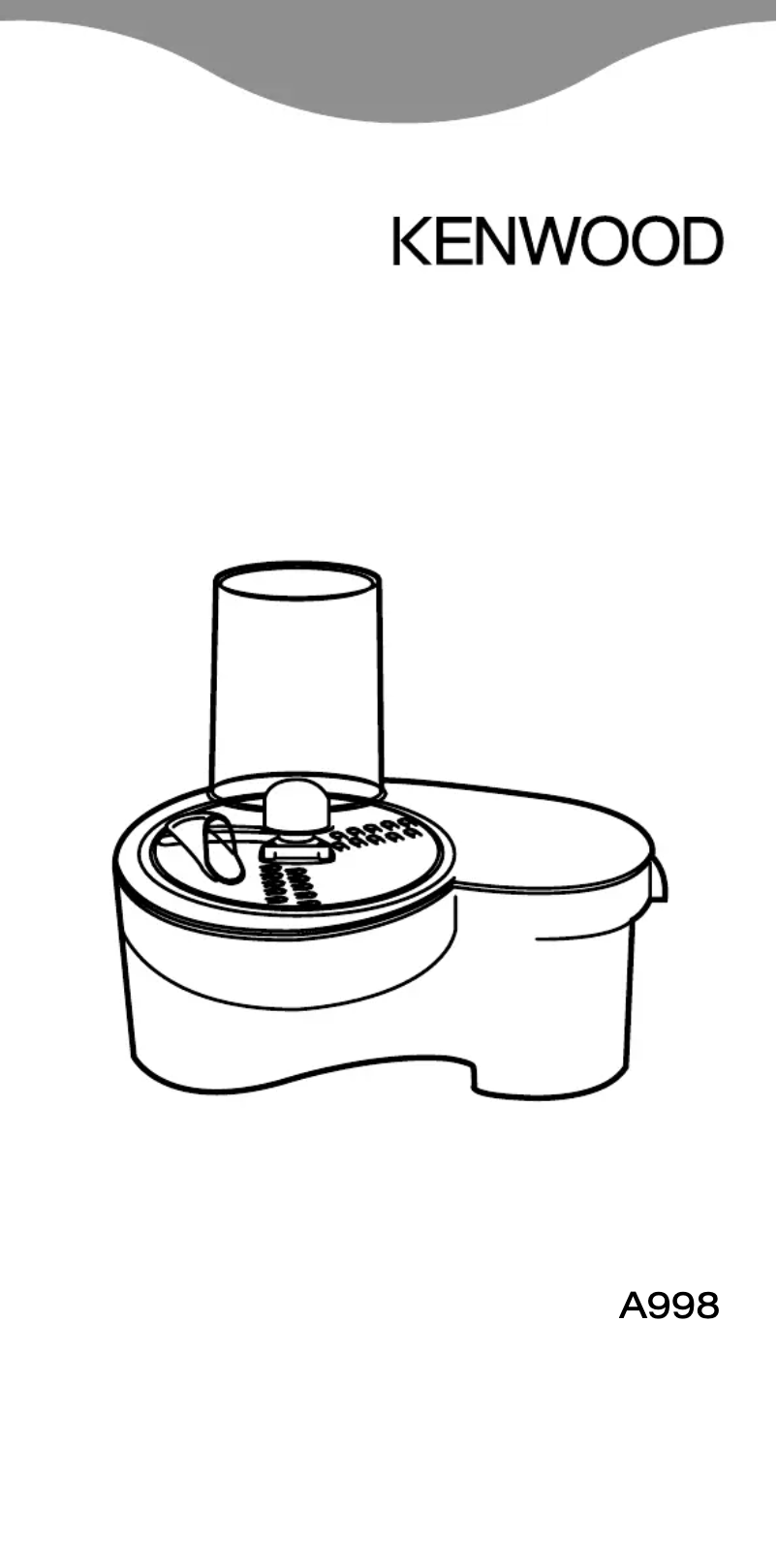 Page 1 de la notice Manuel utilisateur Kenwood AT998