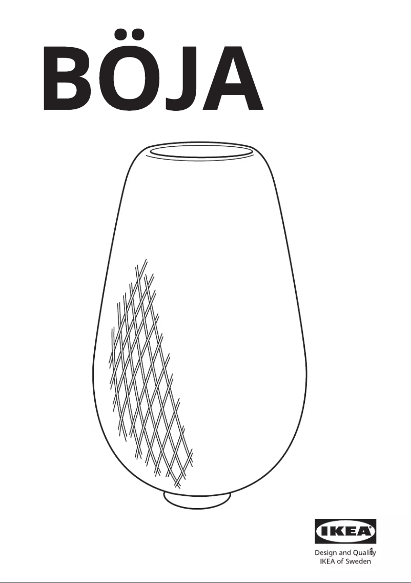 Image de la première page du manuel de l'appareil BOJA