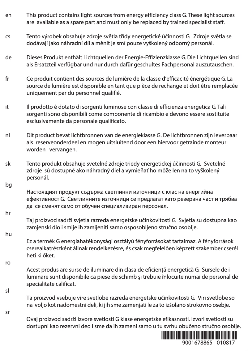Image de la première page du manuel de l'appareil GS58NAWEP