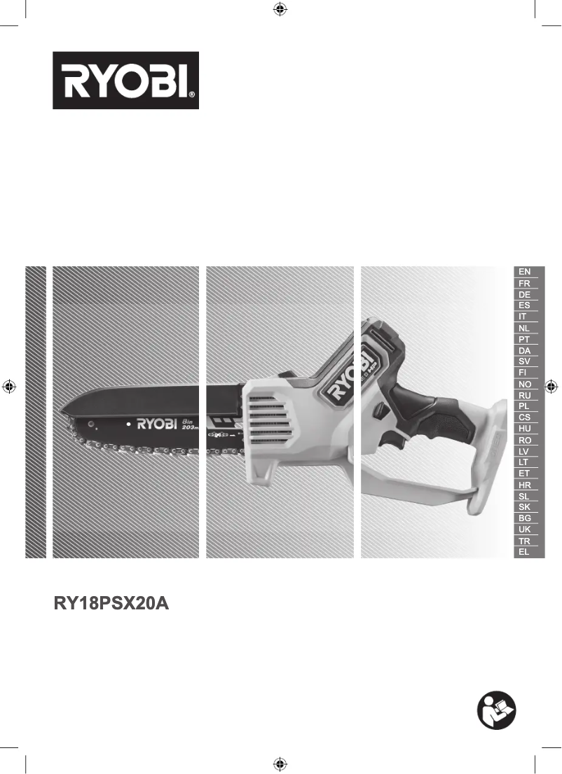Page n°1 - Manuel utilisateur RYOBI RY18PSX20A