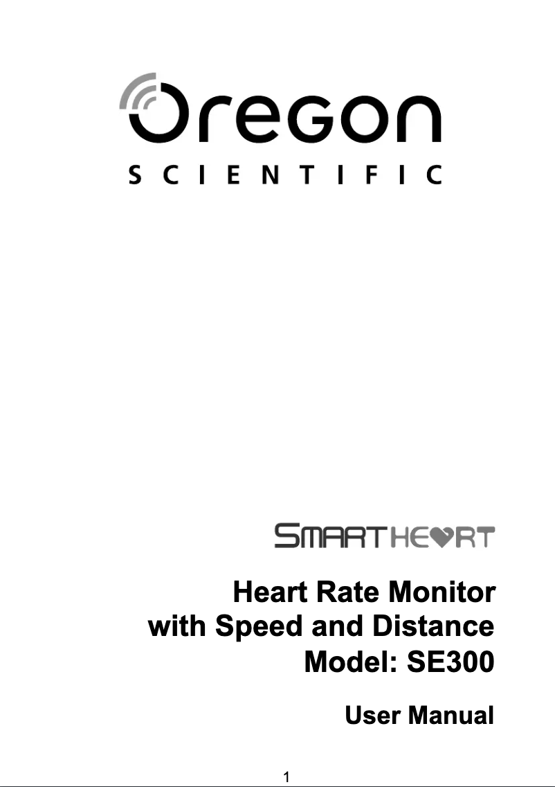 Image de la première page du manuel de l'appareil SE300