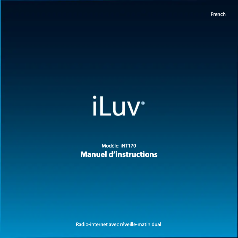 Page n°1 - Manuel utilisateur iLuv INT170