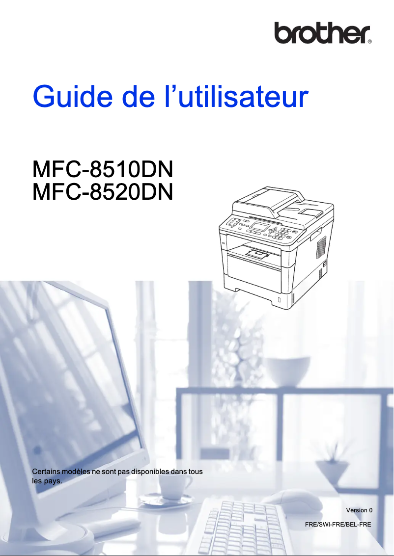 Image de la première page du manuel de l'appareil MFC-8520DN
